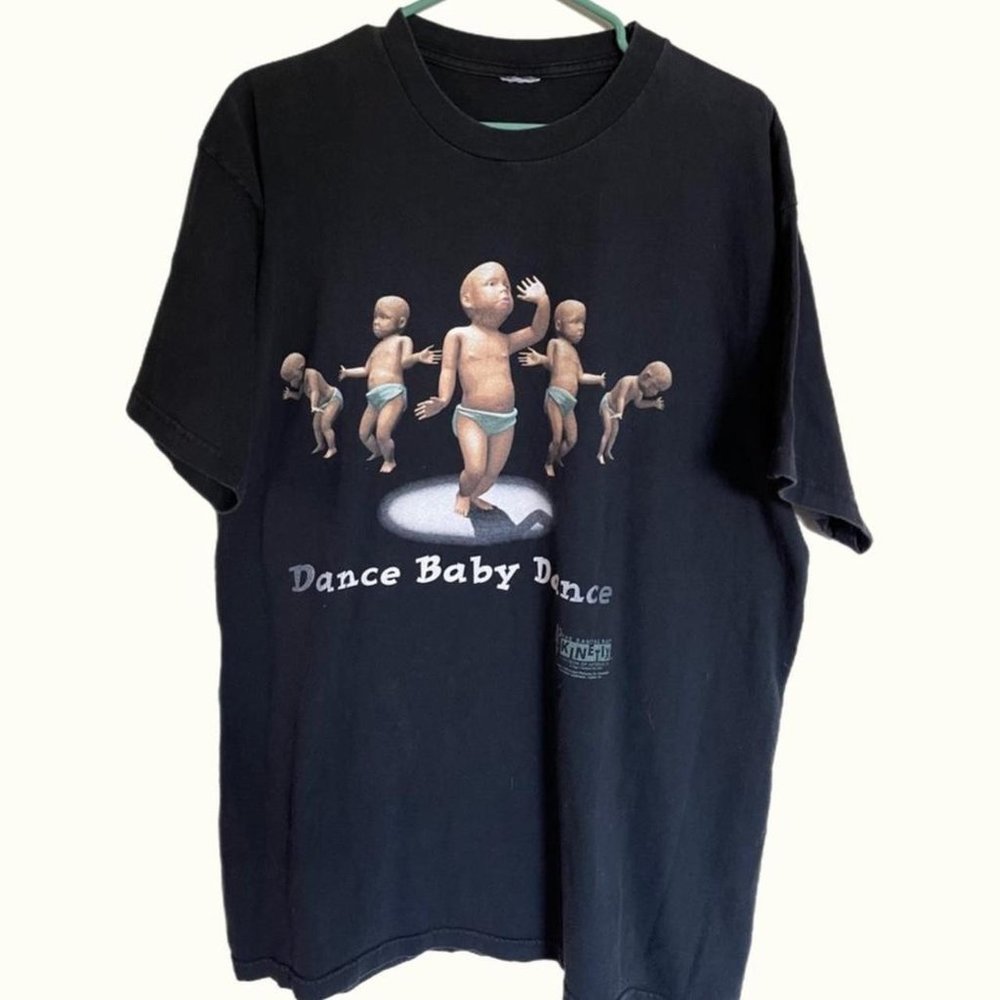Vintage 90s Kinetix dancing baby t shirt